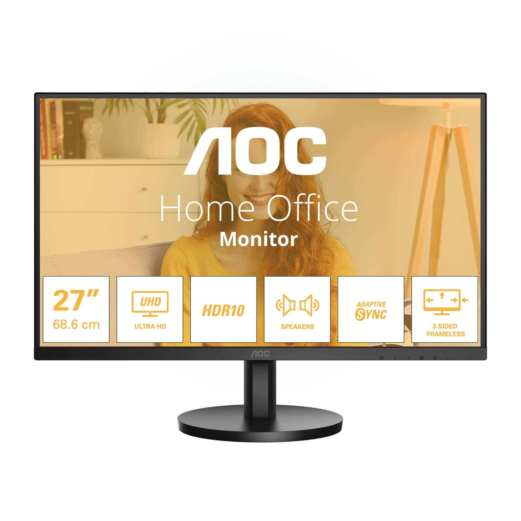 LCD Monitor AOC 27" 3840x2160 4K Ultra HD U27B3A