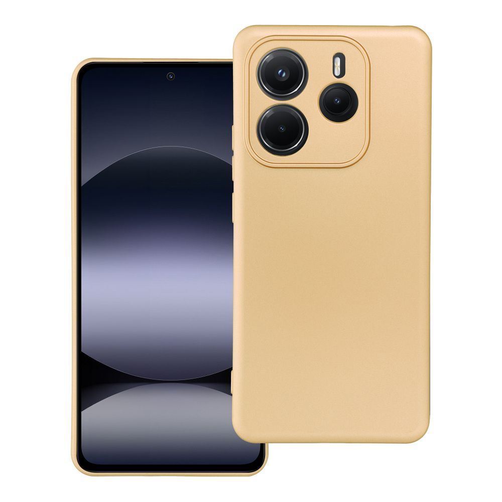 METALLIC Ümbris jaoks XIAOMI Redmi NOTE 14 5G kuldne