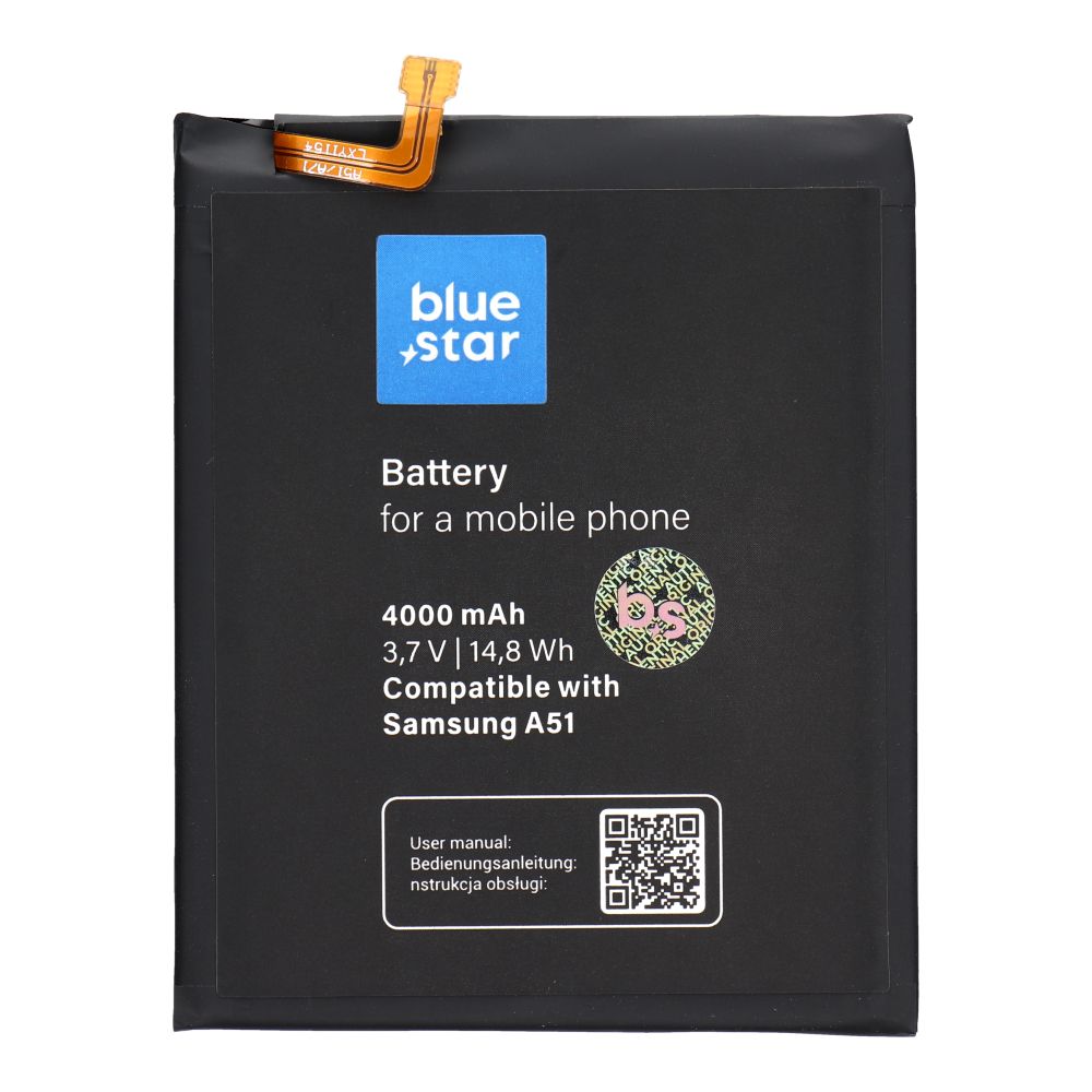 Battery jaoks Samsung A51 4000 mAh Sinine Star Premium