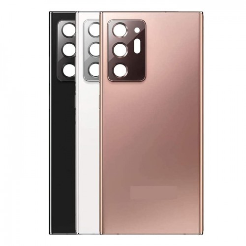 Back Cover Compatible With Samsung N985 Note 20 Ultra / Mystic Bronze / (with camera lens) OEM
