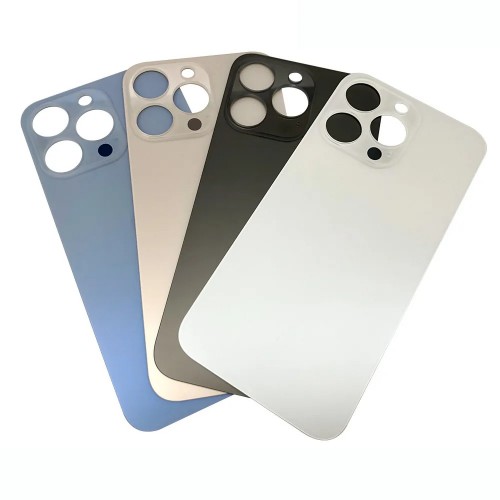 Back Cover Compatible With iPhone 12 Pro Max / Gold / (Bigger camera hole version) / OEM