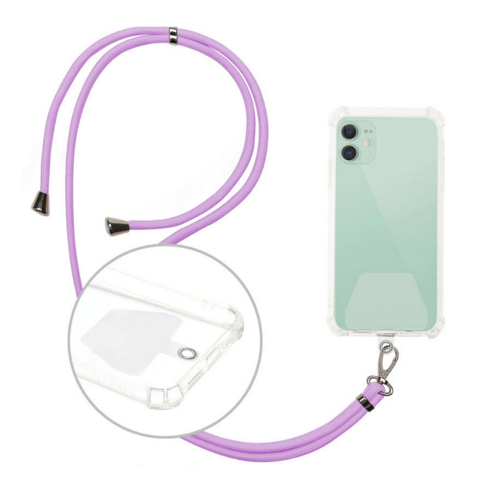 Universal neck strap jaoks phones violet