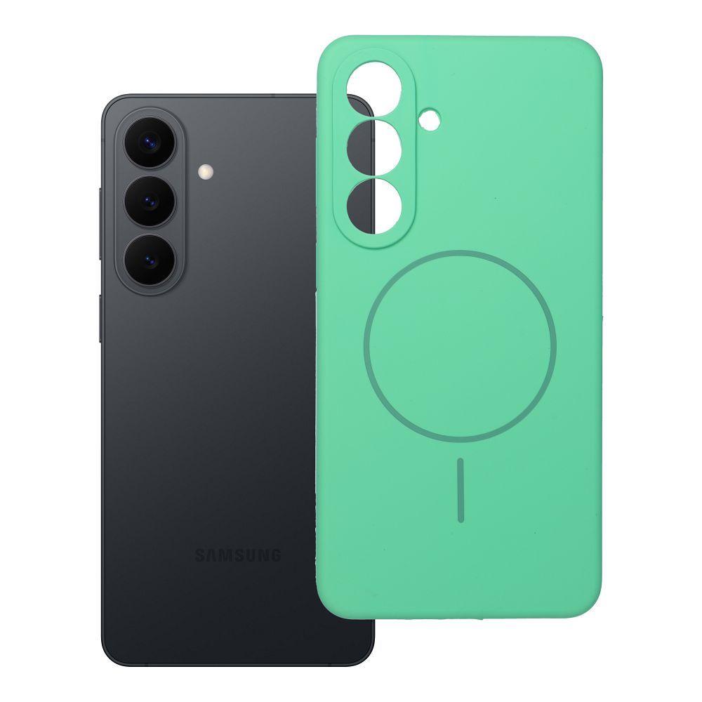 Ümbris SILICONE 2mm jaoks SAMSUNG S26 Plus compatible with MagSafe mint