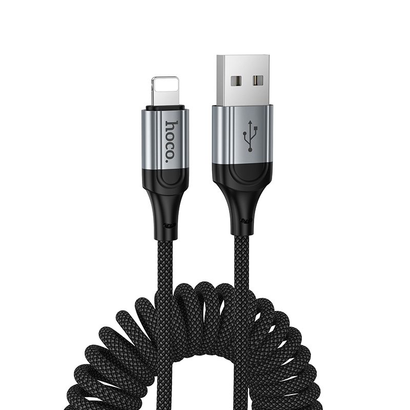 Кабель USB C – Lightning Hoco PD 27W 1,5 m X121 черный
