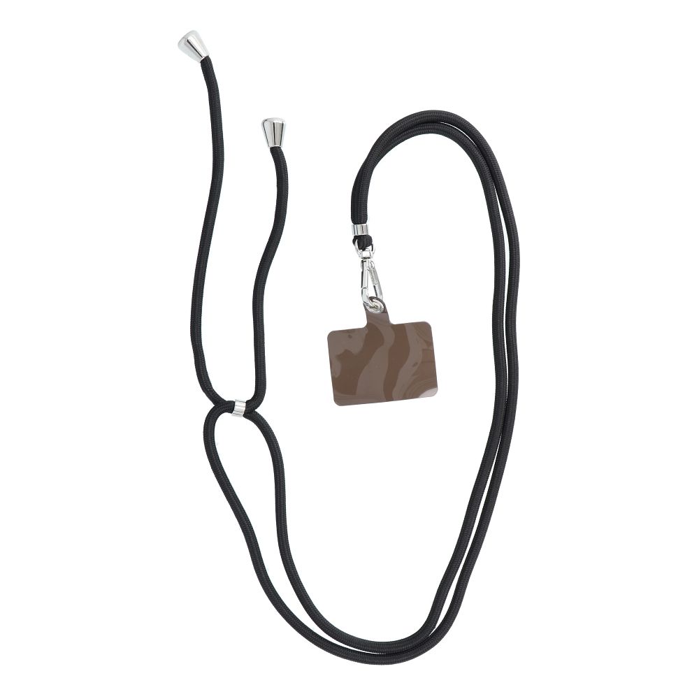 SWING (6mm) Phone lanyard, Phone pendant with adjustable length / cord length 165cm (max 82.5cm in the loop) / on the shoulder or neck - must