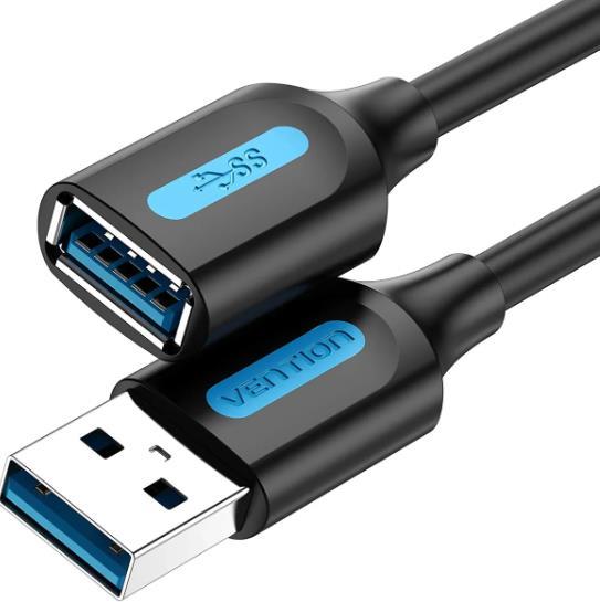 Pikendus Kaabel USB 3.0 mees to naine Vention CBHBH 2m must