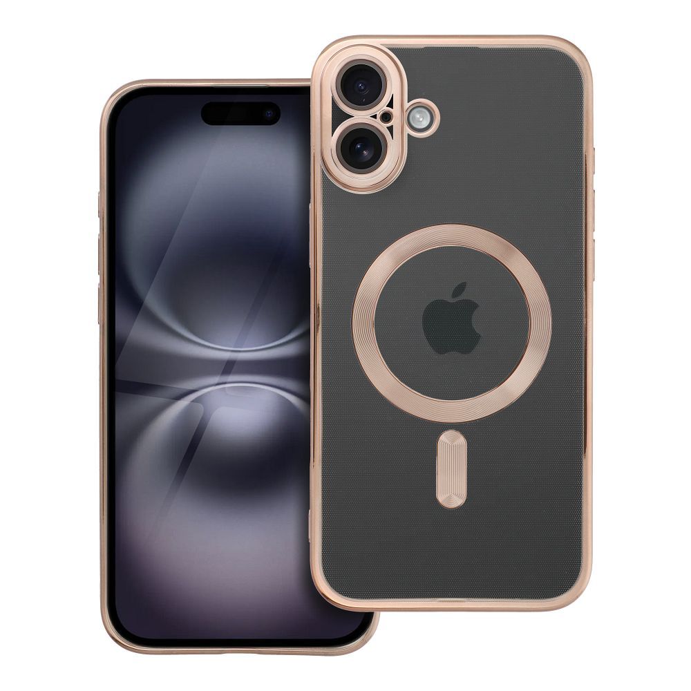 ELECTRO MAG COVER case compatible with MagSafe jaoks IPHONE 16 Plus brown