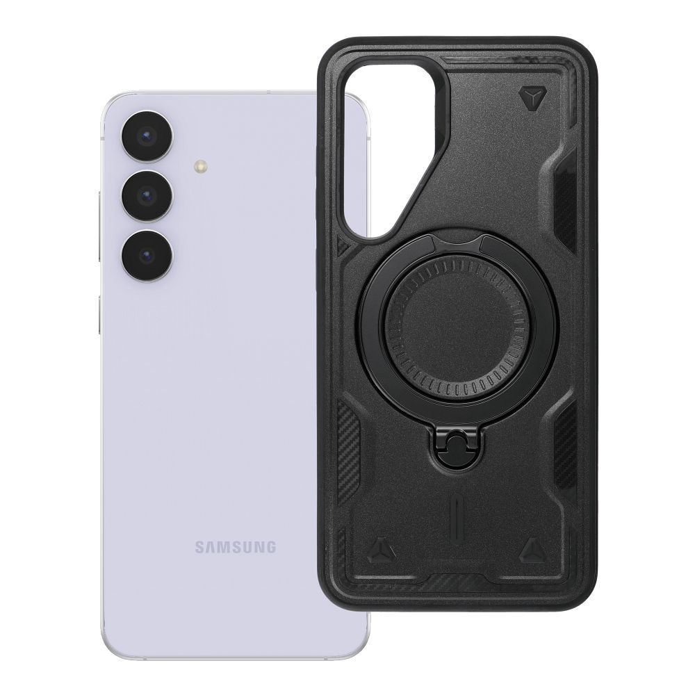 Ümbris FROST ARMOR jaoks SAMSUNG S25 FE must