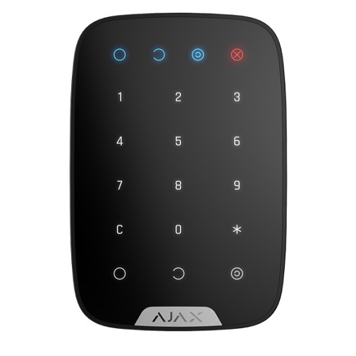 AJAX KeyPad Plus Juhtmevaba Touch Keyboard (must)