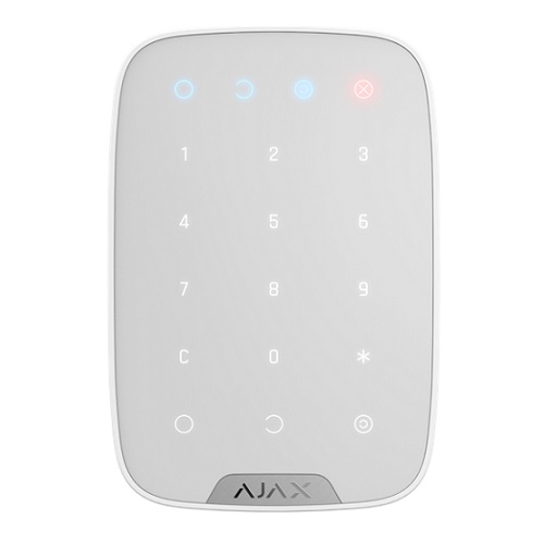 AJAX KeyPad Plus Juhtmevaba Touch Keyboard (valge)
