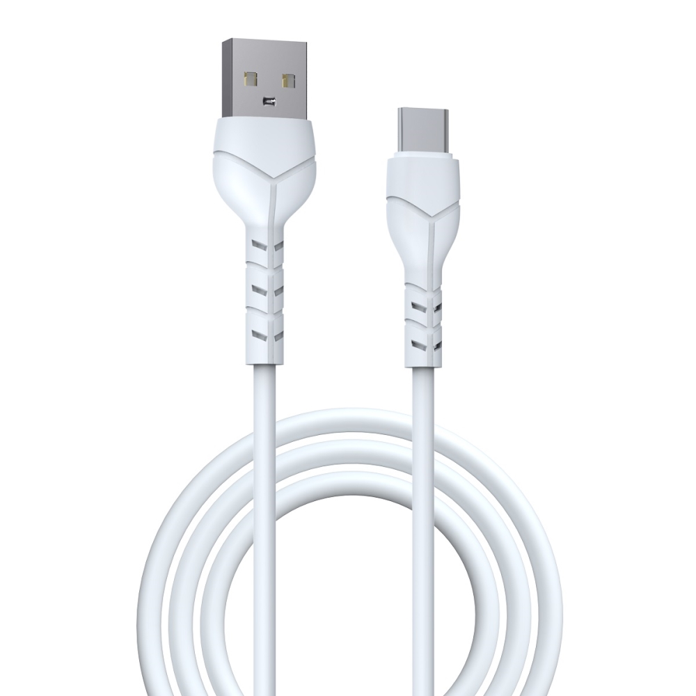 Devia kaabel Kintone EC145 USB - USB-C 1,0 m 2,1A valge