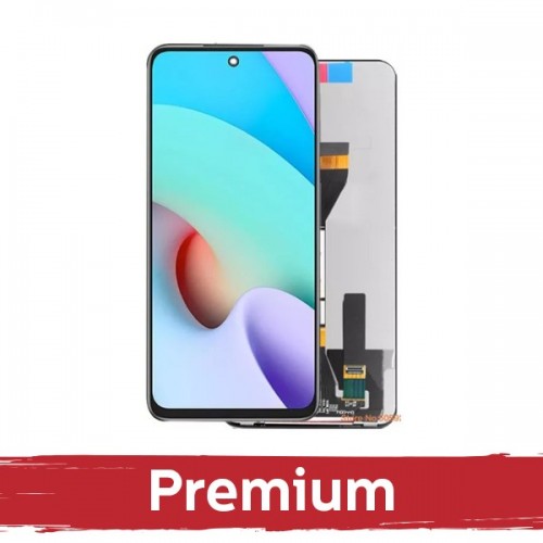 LCD Display Compatible With Xiaomi Redmi 10 Black OEM