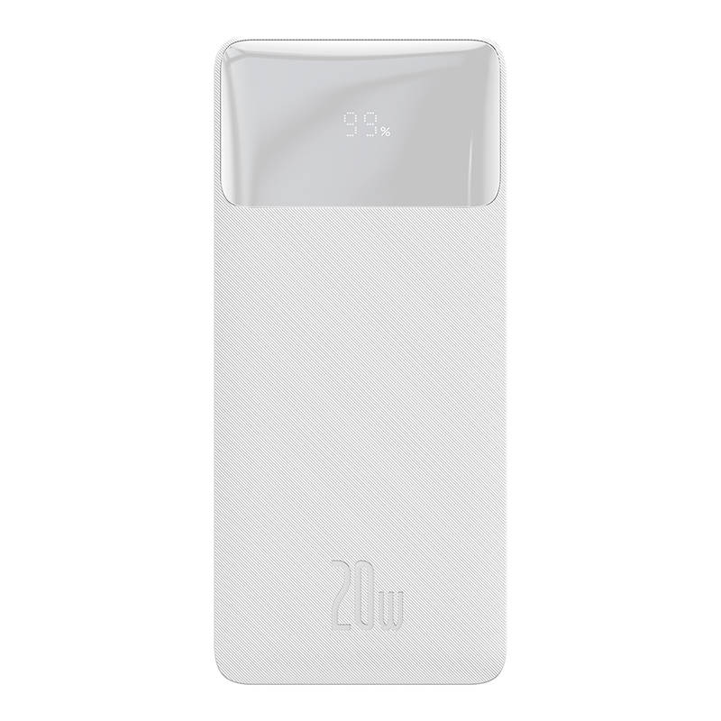 Powerbank Baseus Bipow 10000mAh, 20W (valge)