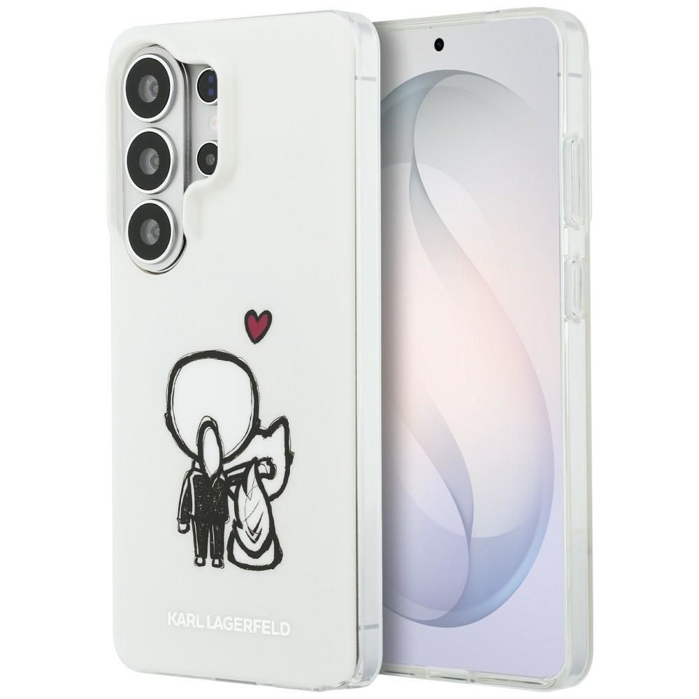Karl Lagerfeld ümbris IML Karl ja Choupette MagSafe Samsung Galaxy S26 Ultra jaoks läbipaistev