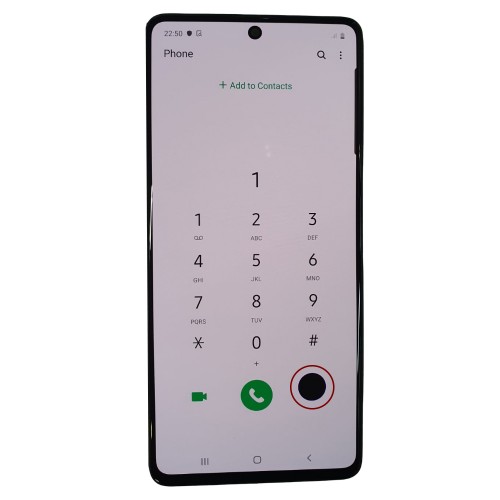 LCD-ekraan Samsung A715 A71, must (uuendatud: Telemax) (defektidega 26)