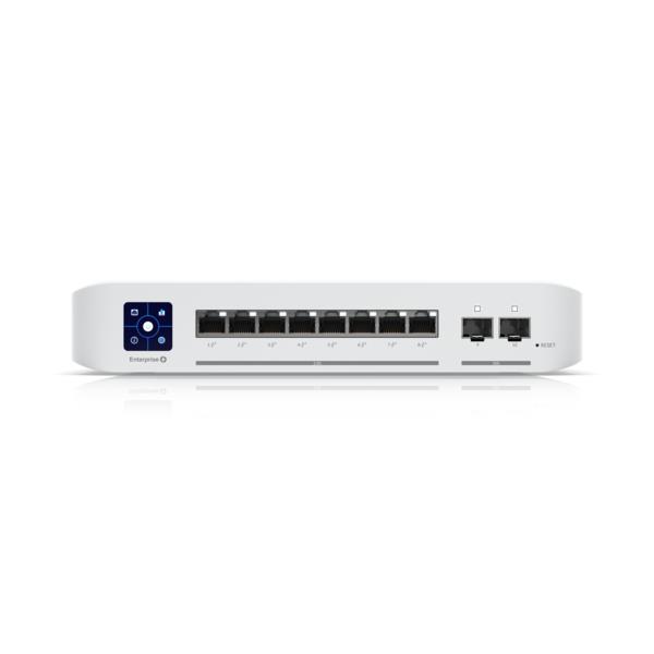 Kommutaator UBIQUITI Switch Enterprise 8 PoE L3 8x2.5GbE 2xSFP+ PoE 8 porti 120W