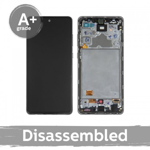 LCD Display Compatible With Samsung A725 A72 with Frame / Awesome White / (10/10 Used)