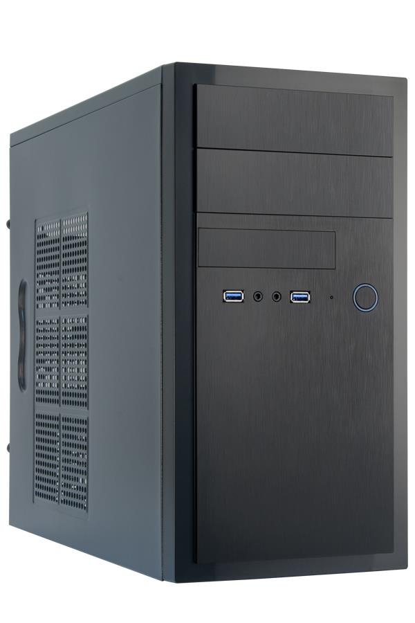 Chieftec HT-01B-OP arvutikorpus, MiniTower, MicroATX, must