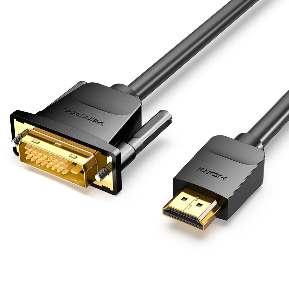 Vention ABFBH HDMI DVI kaabel 2m must