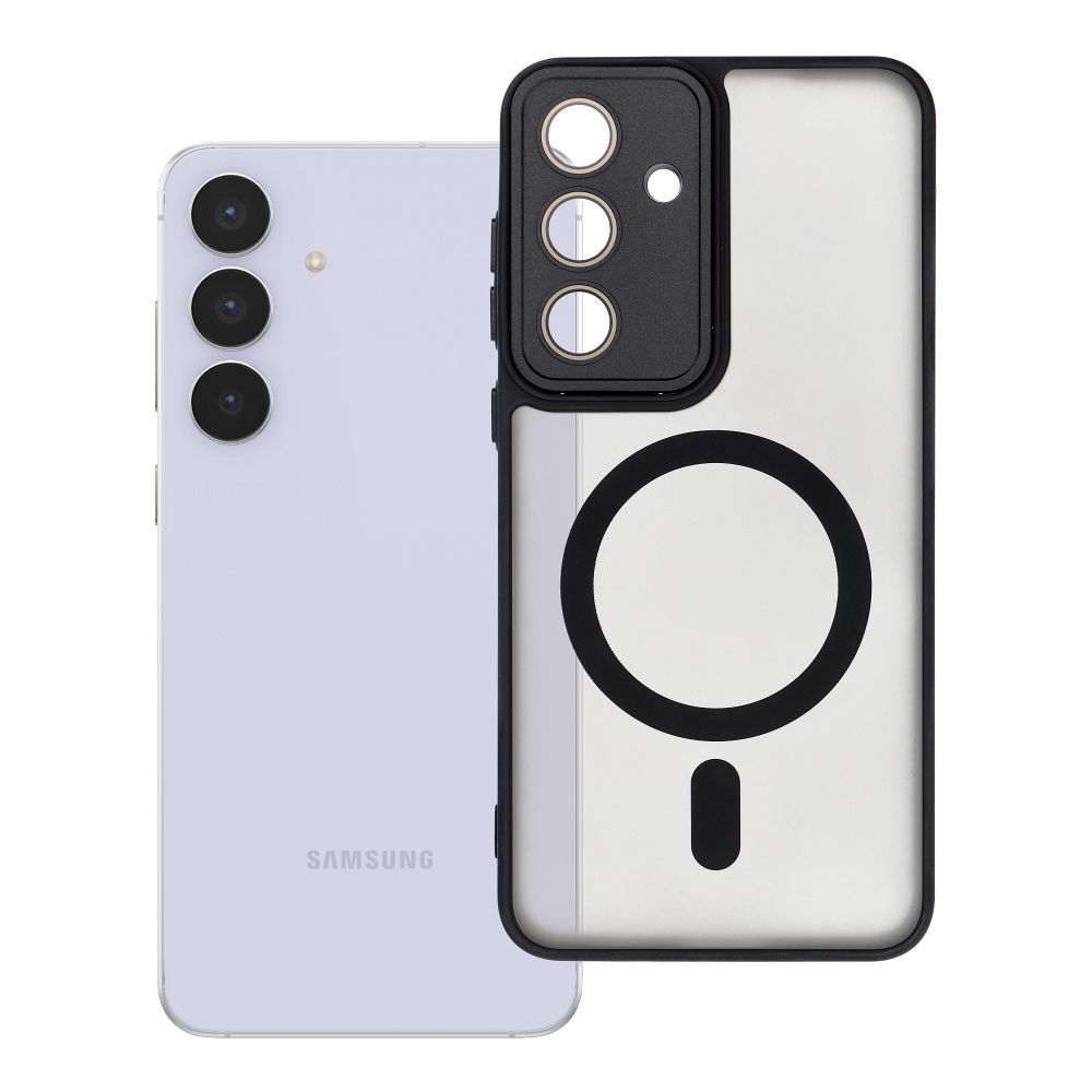 VARIETE MAG COVER Ümbris compatible koos MagSafe jaoks SAMSUNG S25 FE must