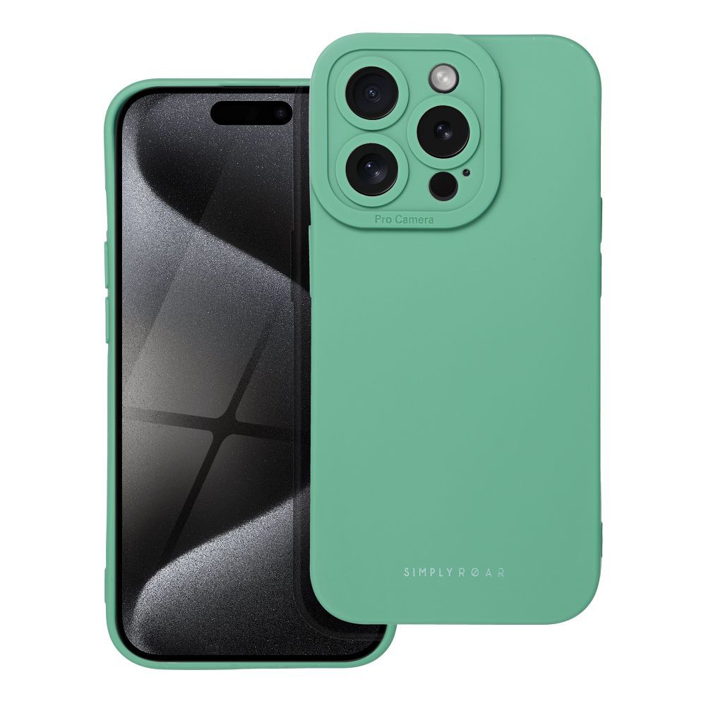 ROAR Ümbris LUNA jaoks IPHONE 15 Pro roheline