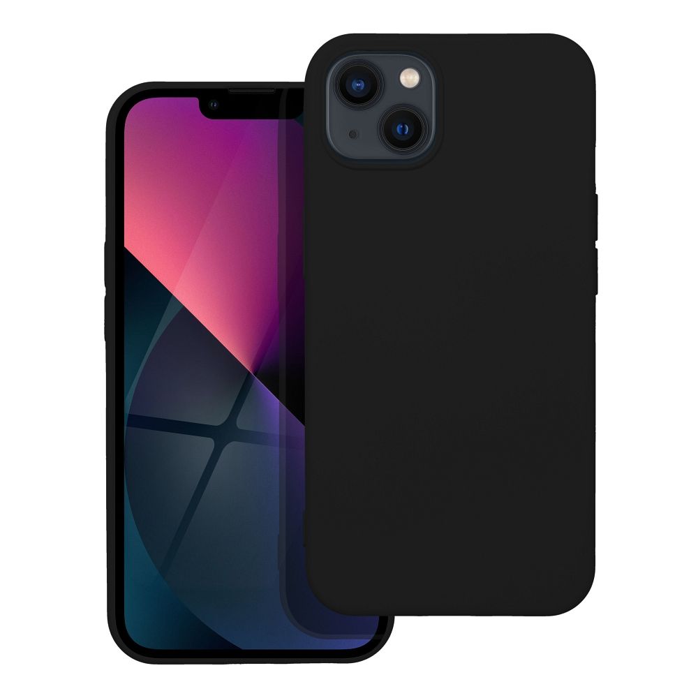 Чехол для iPhone 13 силиконовый черный