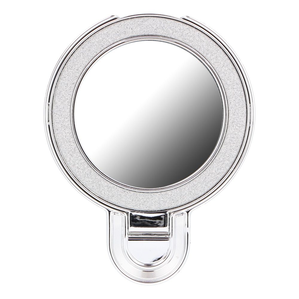 Phone stand CIRCLE MIRROR - stick-on - hõbedane