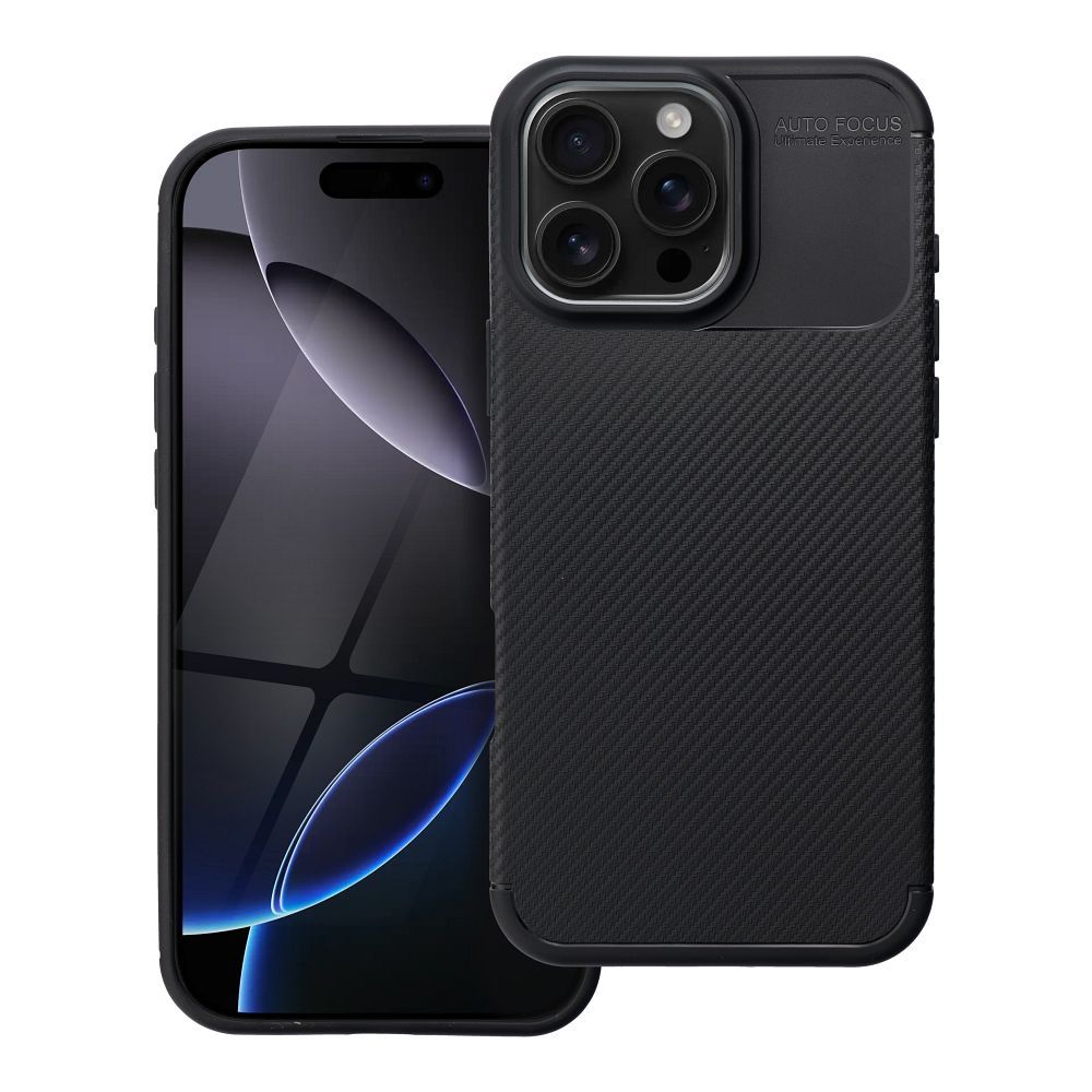 Ümbris jaoks iPhone 16 PRO MAX Carbon Premium must