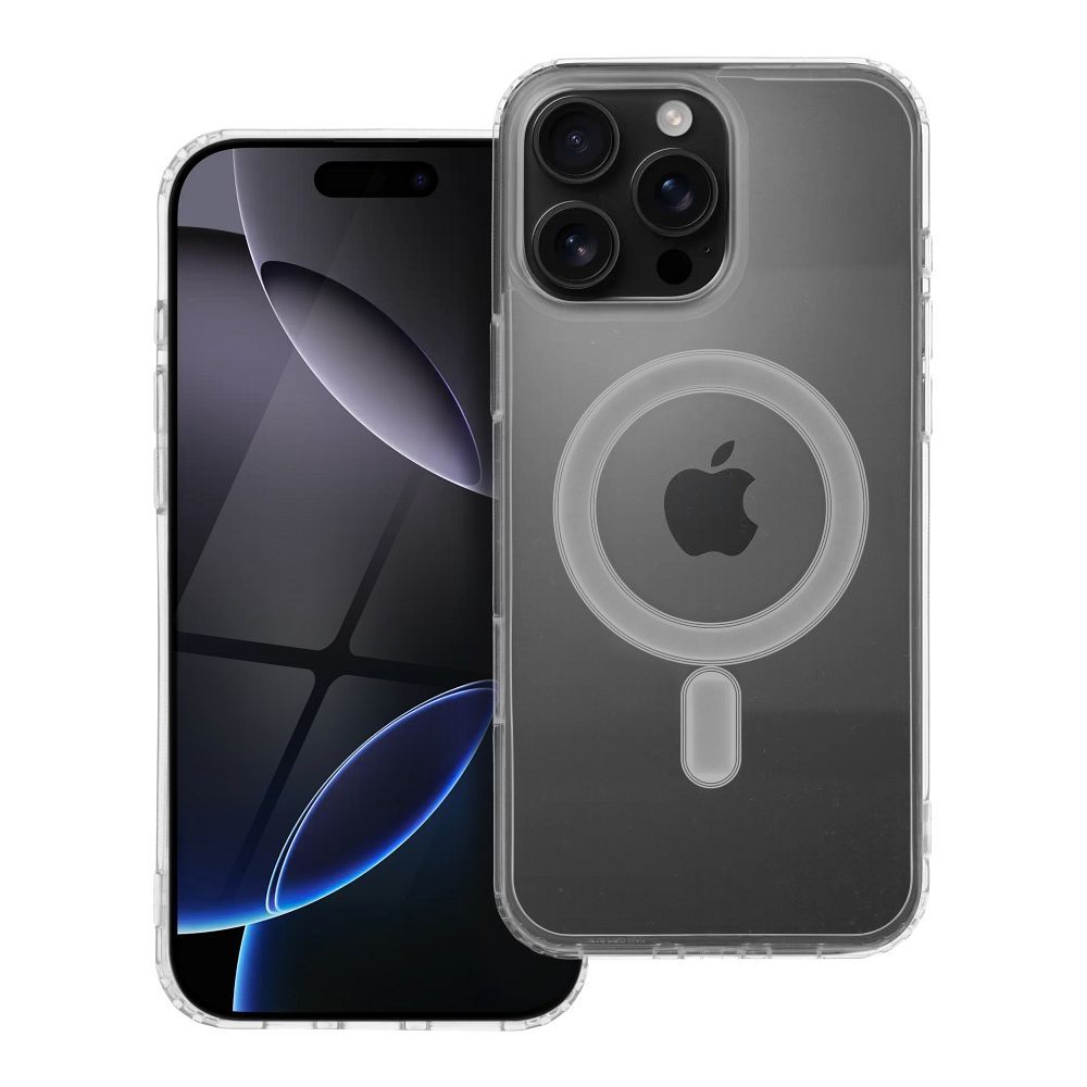Чехол для iPhone 16 PRO MAX Clear Mag Cover (MID) совместимый с MagSafe прозрачный