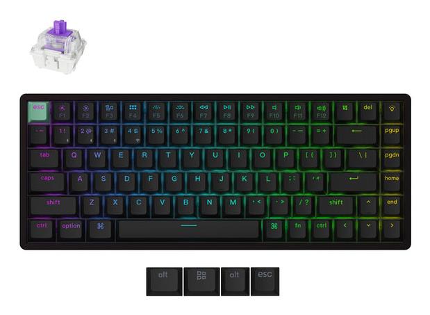 Juhtmevaba klaviatuur KEYCHRON K2 HE must
