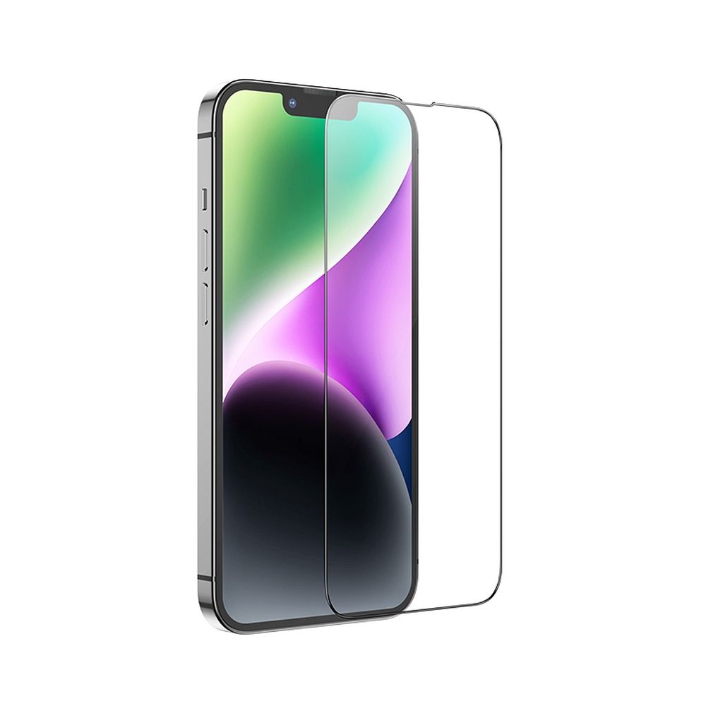 Karastatud klaas to iPhone 13 / 13 PRO / 14 / 16e (SE 4 2025) Hoco HD 5D Guardian shield 10 sztuk G14 must