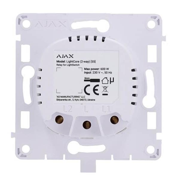 Ajax nutikodu LightCore 2-suunaline lüliti