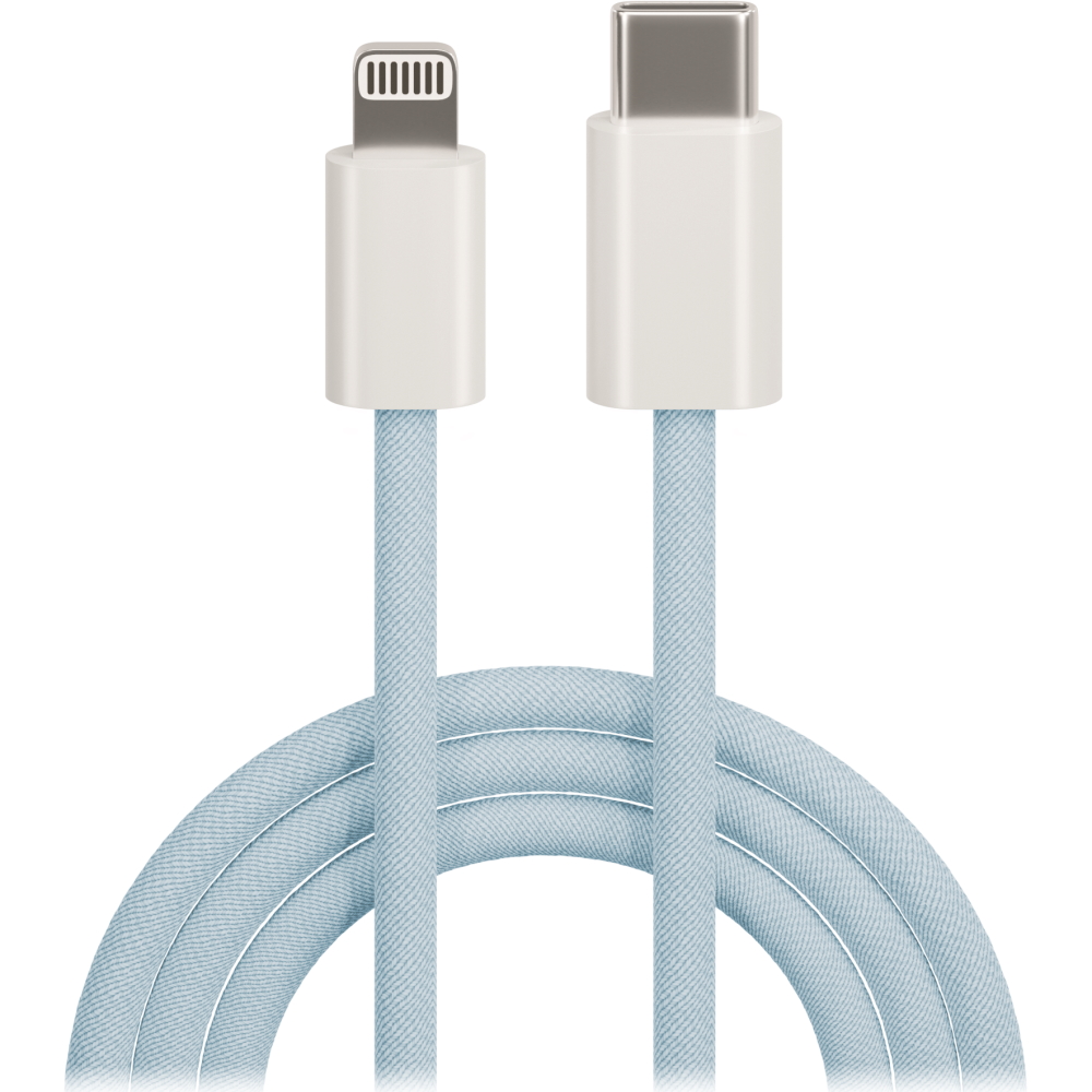 Maxlife MXUC-06 кабель USB-C - Lightning 1,0 m 20W синий нейлон