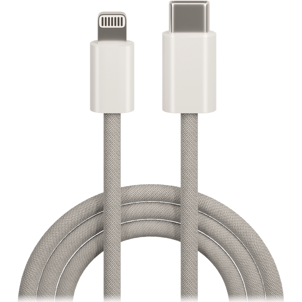 Maxlife MXUC-06 кабель USB-C - Lightning 1,0 m 20W серый нейлон