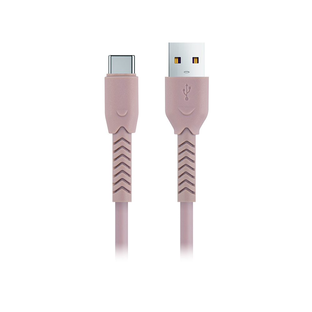 Maxlife MXUC-04 cable USB - USB-C 1,0 m 3A roosa