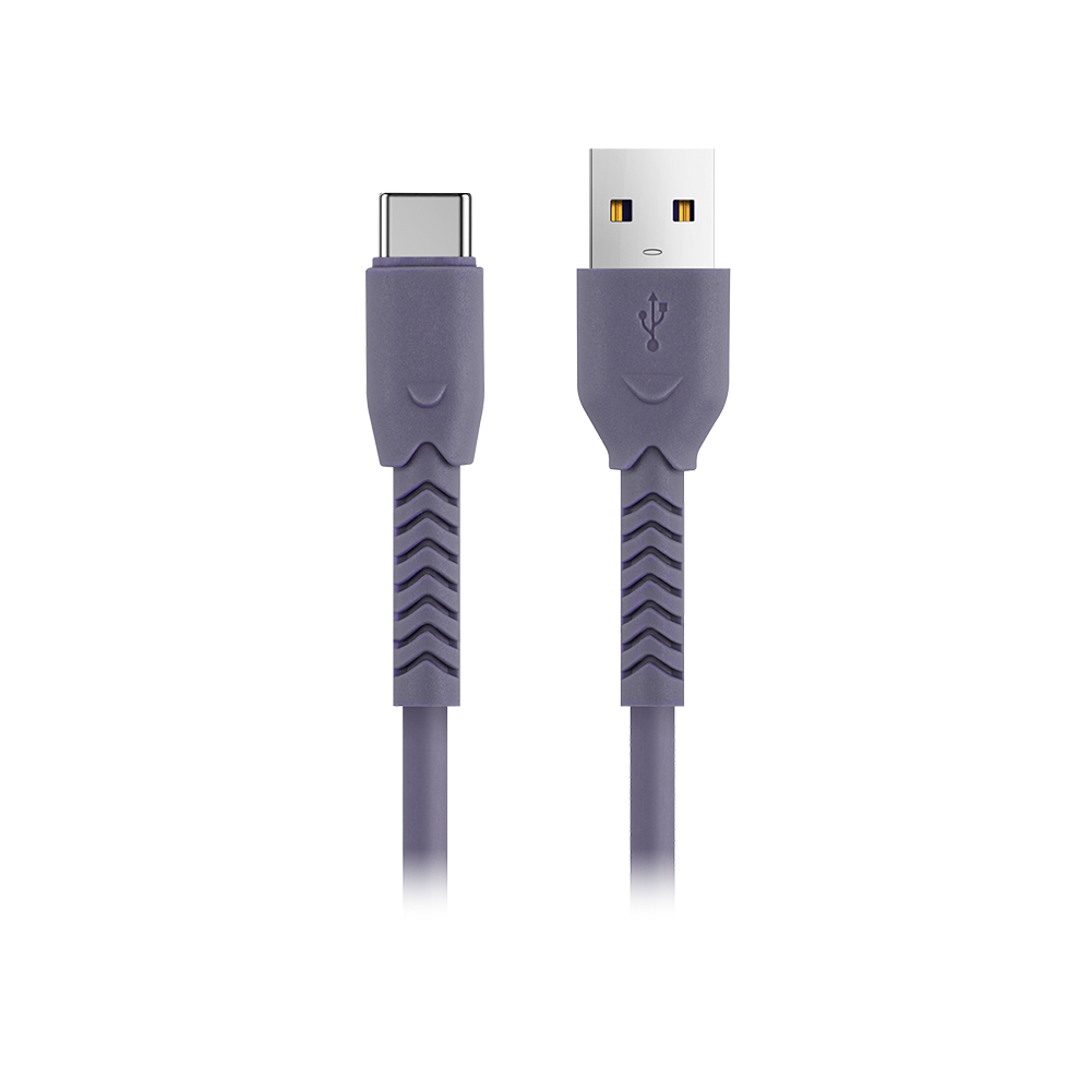 Maxlife MXUC-04 cable USB - USB-C 1,0 m 3A lilla