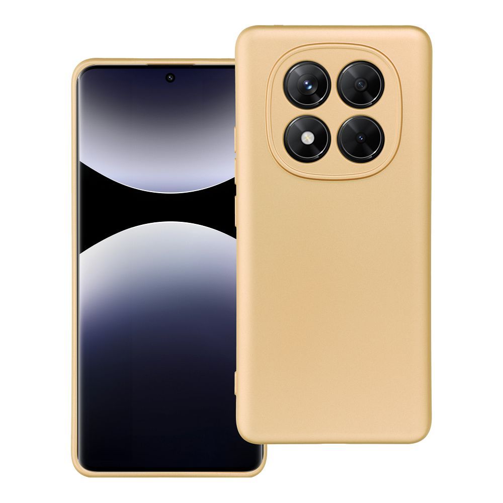 METALLIC Ümbris jaoks XIAOMI Redmi NOTE 14 Pro 5G kuldne