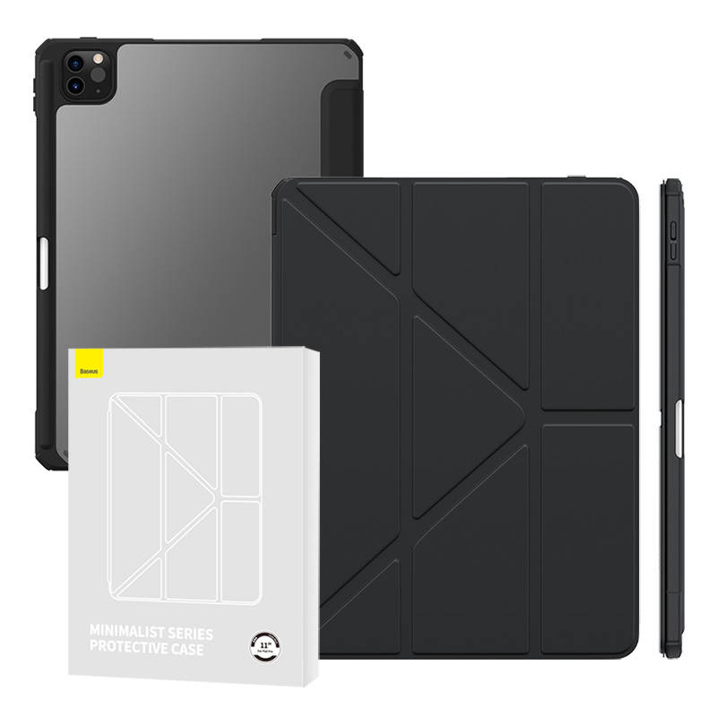 Kaitsekott Baseus Minimalist iPad Pro (2018/2020/2021/2022) 11-tolline (must)
