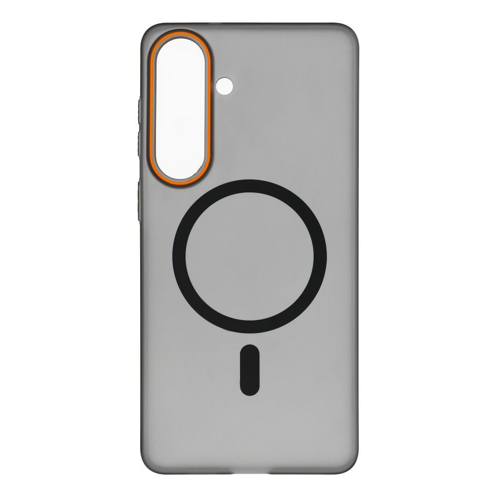 Ümbris GO ORANGE ühildub MagSafe jaoks SAMSUNG S26 Edge must