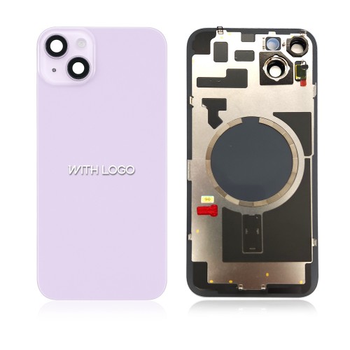 Back Cover Compatible With iPhone 14 / Purple / (Full Cover) / OEM