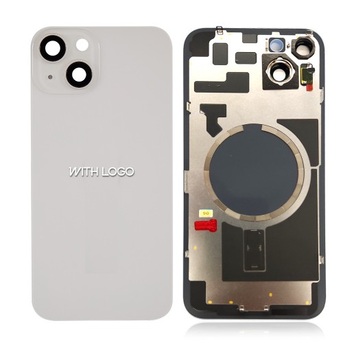 Back Cover Compatible With iPhone 14 / Starlight / (Full Cover) / OEM