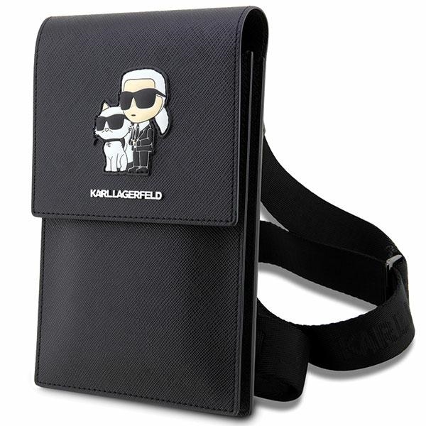 Karl Lagerfeld сумка KLWBSAKCPMK чёрный/чёрный Saffiano Karl & Choupette
