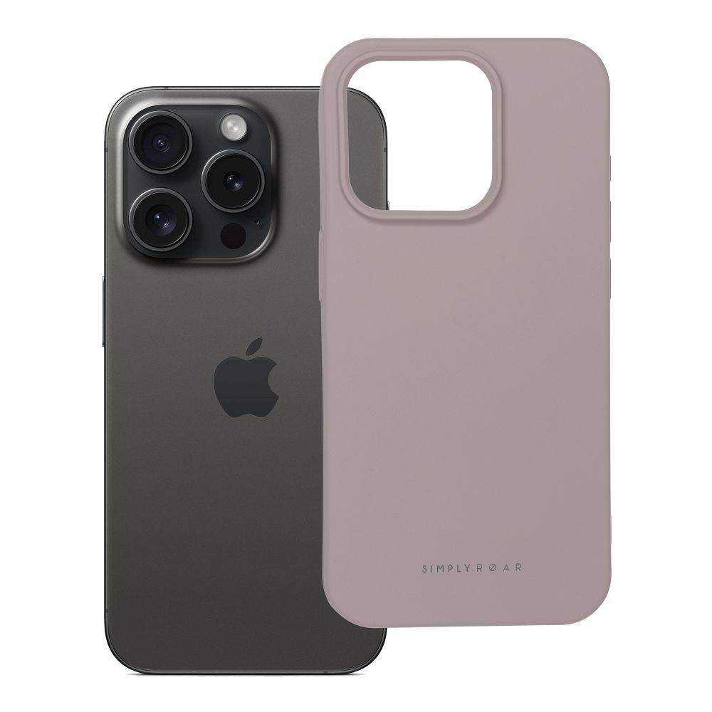 Roar Space Ümbris - jaoks Iphone 15 Pro powder roosa