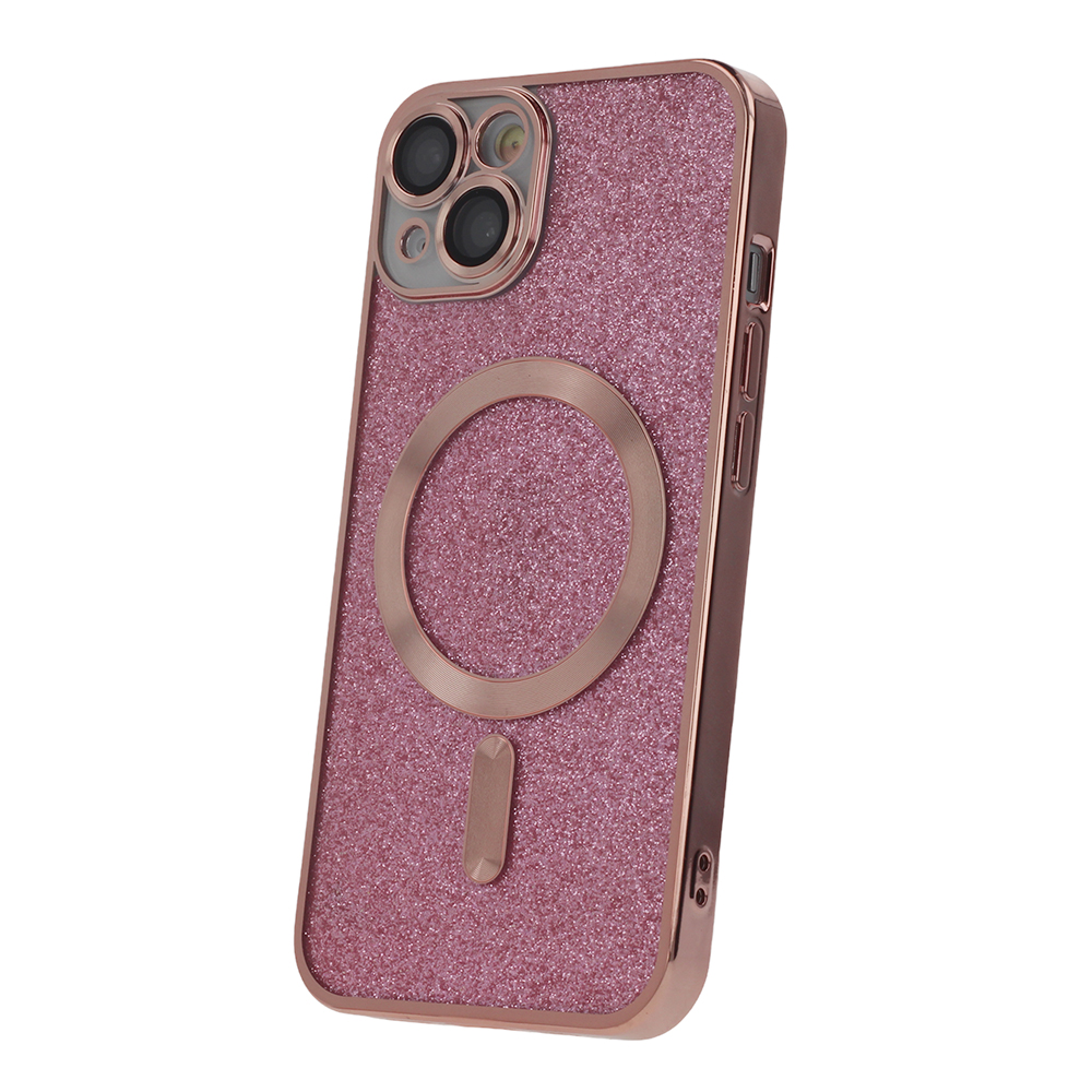 Glitter Chrome Mag ümbris jaoks iPhone 13 6,1" roosa
