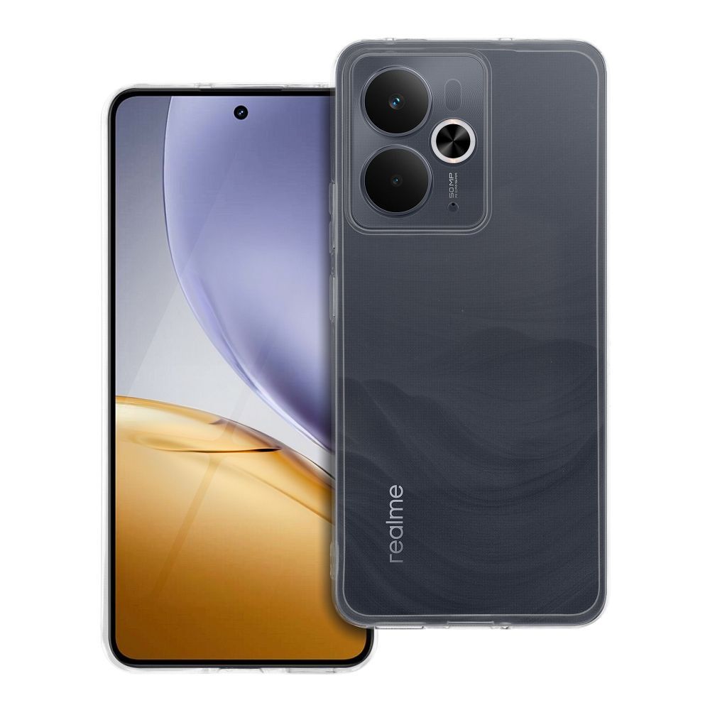 CLEAR Ümbris 2 mm jaoks REALME 14T (camera protection) läbipaistev