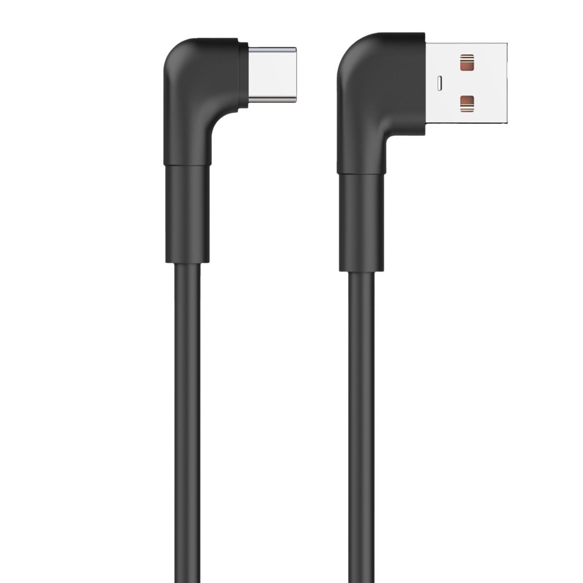Maxlife MXUC-09 angle cable USB - USB-C 1,0 m 3A must