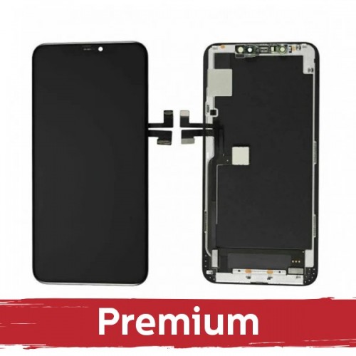 LCD Display Compatible With iPhone 11 Pro Max Black (SOFT OLED / Premium)  /*Removable IC*/