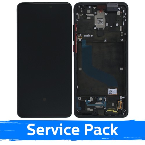 LCD ekraan Xiaomi Mi 9T (Mi 9T Pro) raamiga / Carbon Black / (Service Pack)