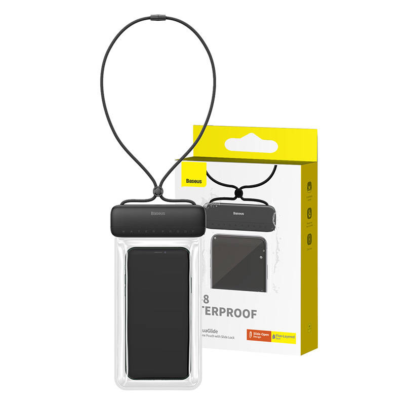 Waterproof phone ümbris Baseus AquaGlide (must)
