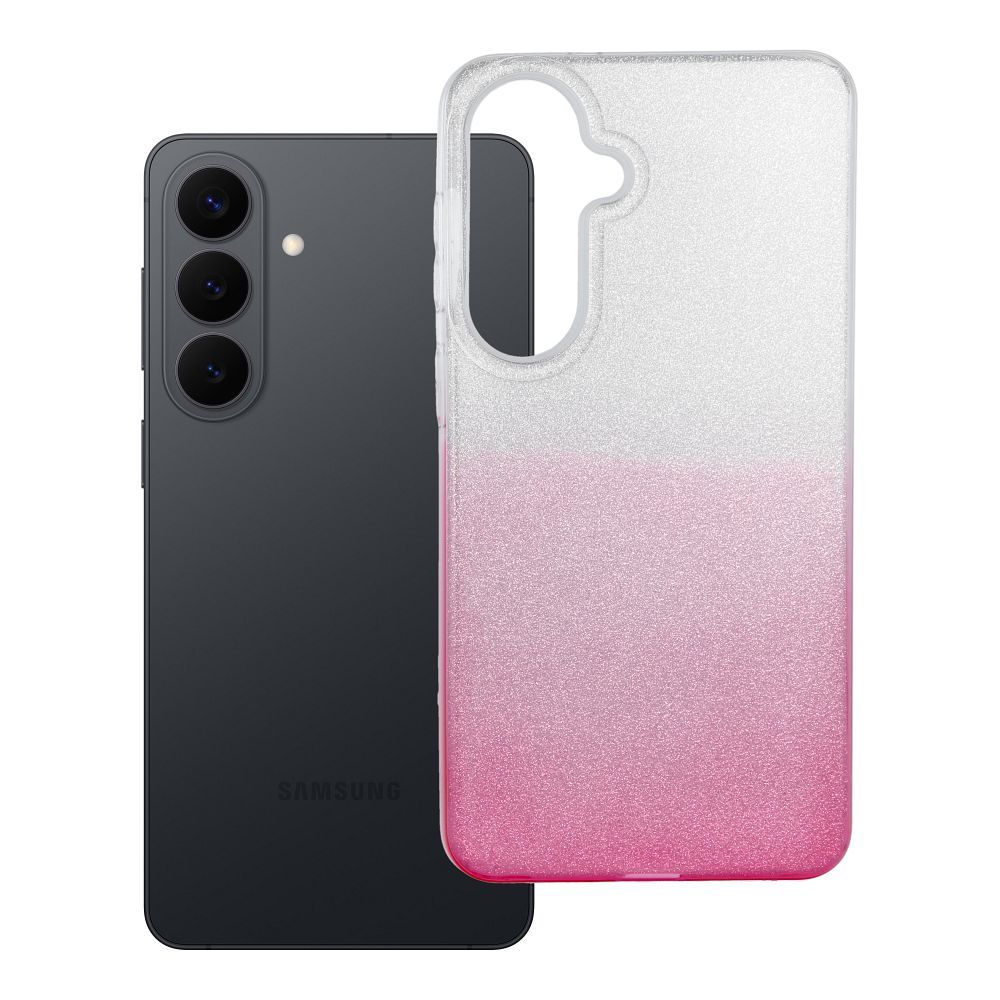 SHINING Ümbris jaoks SAMSUNG S26 Plus läbipaistev roosa